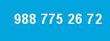 988 775 26 72 988 775 26 72